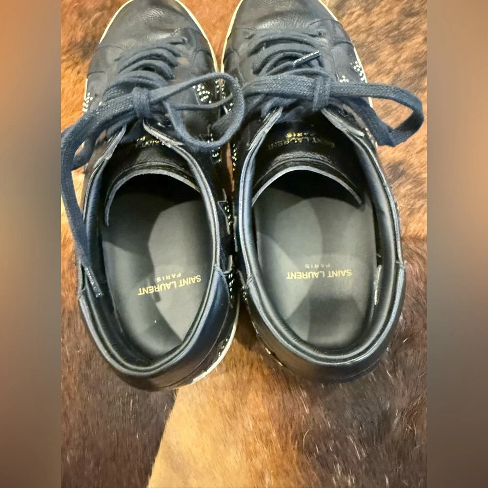 Saint Laurent Black Star Stud SL/06 Sneakers - Picture 4 of 7